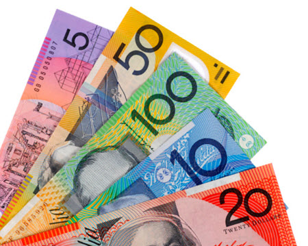 the Australian dollar (AUD)